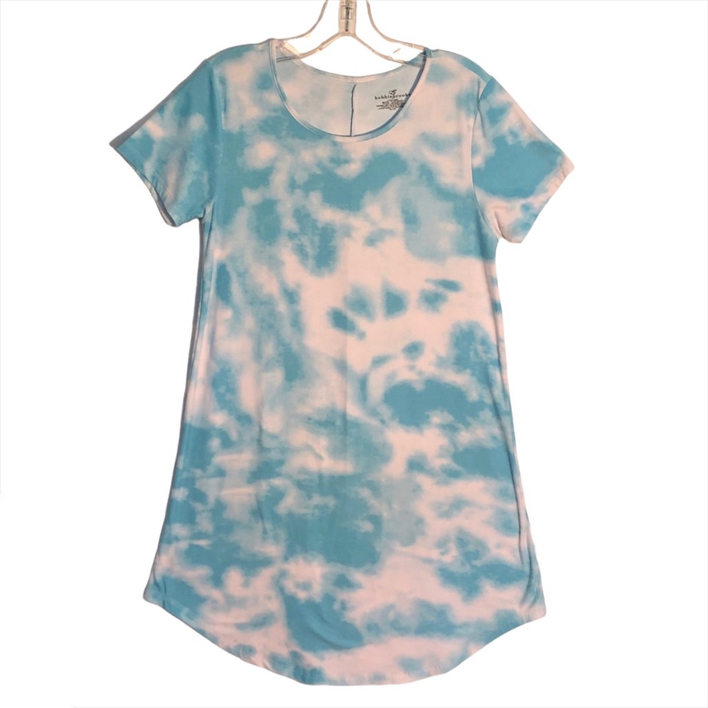 Bobbie Brooks tie dye dress soft shortsleeved size small